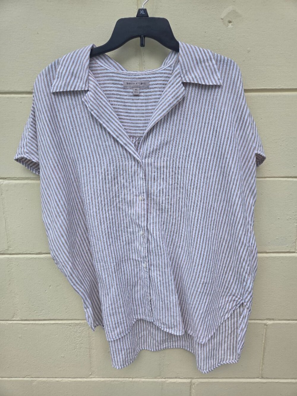 Oversized linen top XL